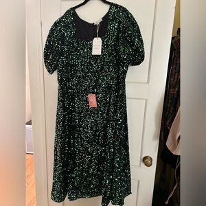 BNWT Ivy City Co Vivian sequin dress, 3X